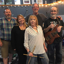 Craig, Missy, Terre, Gary, Mike in Wall of Fire Sessions